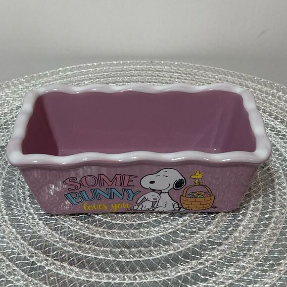 Peanuts Snoopy Mini Loaf Pan NWT - Picture 2 of 7